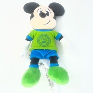 Disney Mickey Mouse Plush in Green and Blue Dinoland at Animal Kingdom